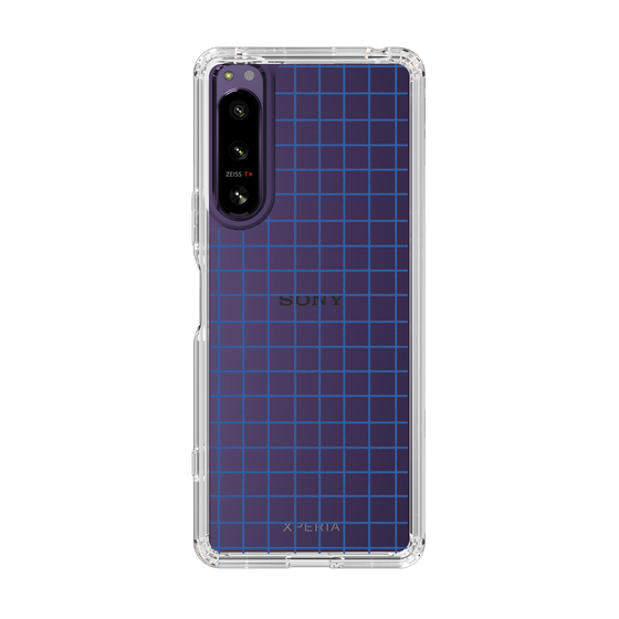 Slim Protection Case［ Original - Favorite Color Check - Blue ］