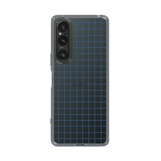 Slim Protection Case［ Original - Favorite Color Check - Blue ］