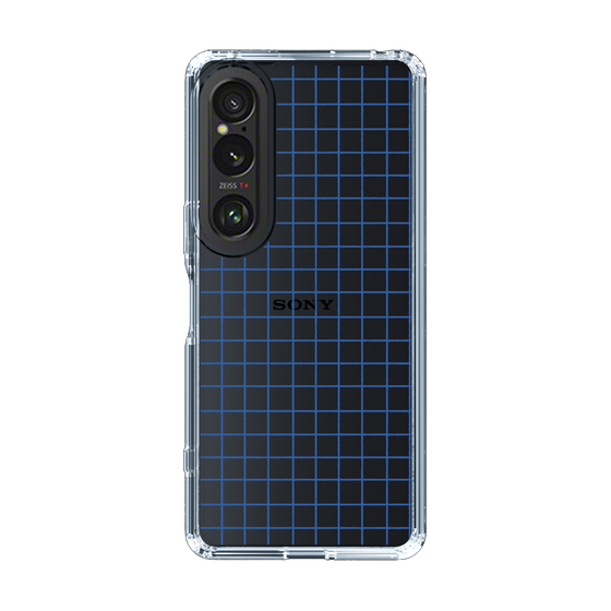 Slim Protection Case［ Original - Favorite Color Check - Blue ］