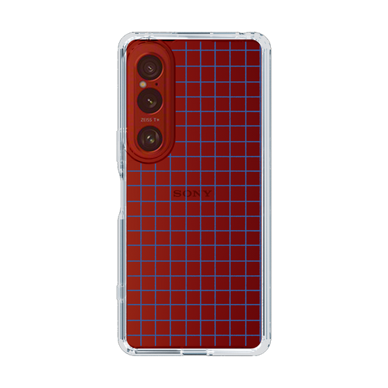 Slim Protection Case［ Original - Favorite Color Check - Blue ］