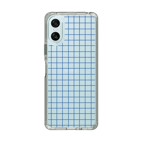 Slim Protection Case［ Original - Favorite Color Check - Blue ］