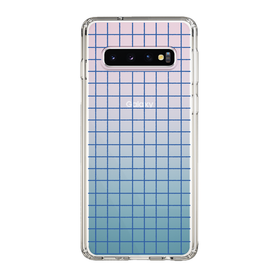 Slim Protection Case［ Original - Favorite Color Check - Blue ］