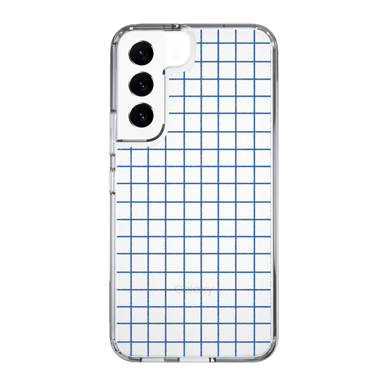 Slim Protection Case［ Original - Favorite Color Check - Blue ］