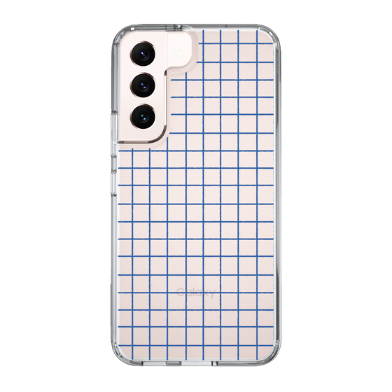 Slim Protection Case［ Original - Favorite Color Check - Blue ］
