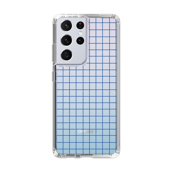 Slim Protection Case［ Original - Favorite Color Check - Blue ］