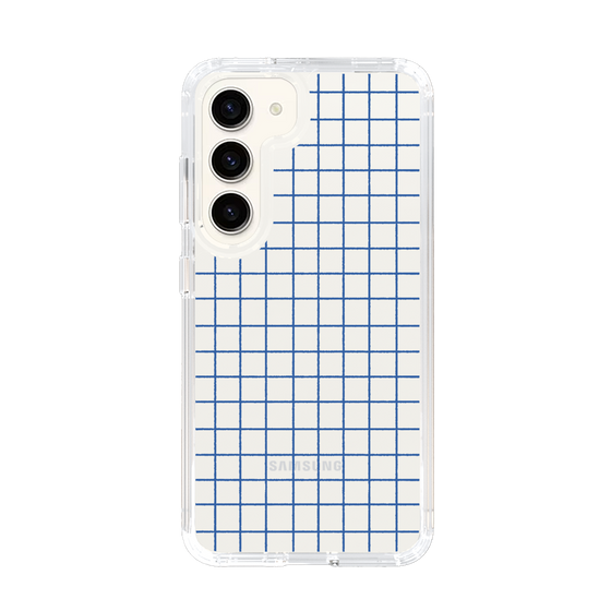 Slim Protection Case［ Original - Favorite Color Check - Blue ］