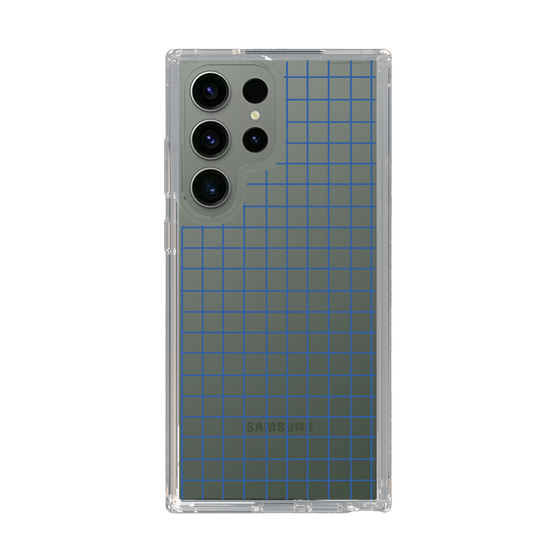 Slim Protection Case［ Original - Favorite Color Check - Blue ］