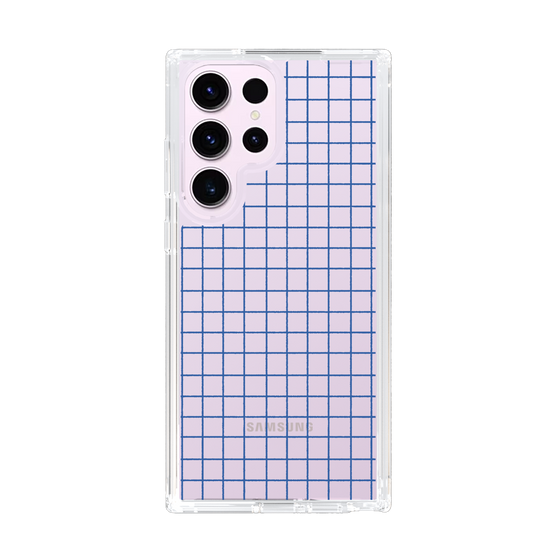 Slim Protection Case［ Original - Favorite Color Check - Blue ］