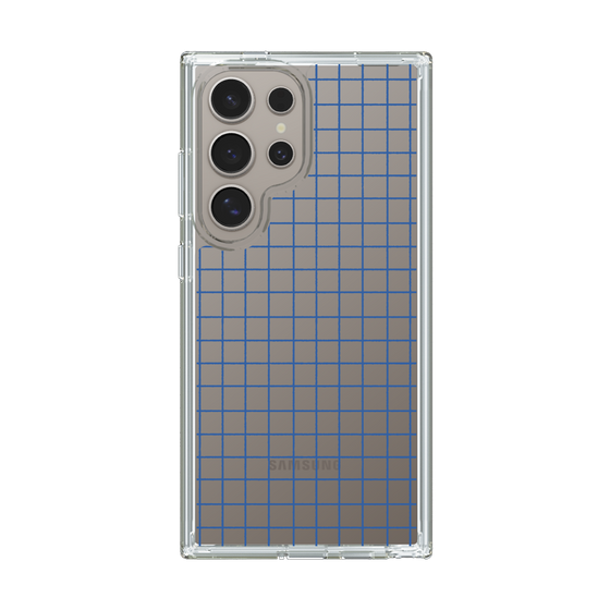 Slim Protection Case［ Original - Favorite Color Check - Blue ］