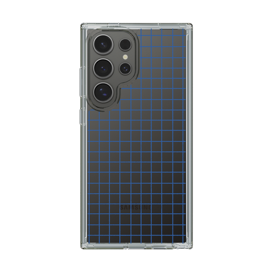 Slim Protection Case［ Original - Favorite Color Check - Blue ］