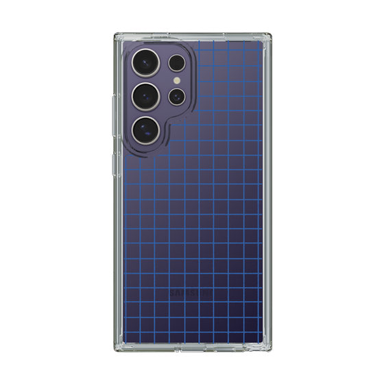 Slim Protection Case［ Original - Favorite Color Check - Blue ］