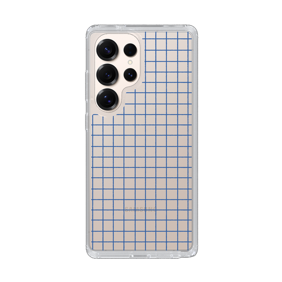 Slim Protection Case［ Original - Favorite Color Check - Blue ］