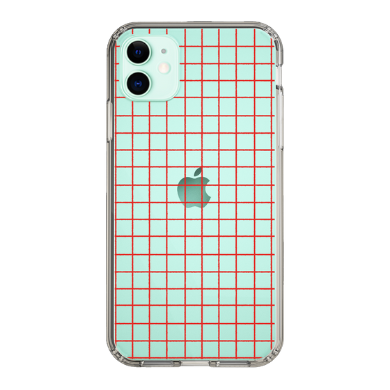 Slim Protection Case［ Original - Favorite Color Check - Red ］