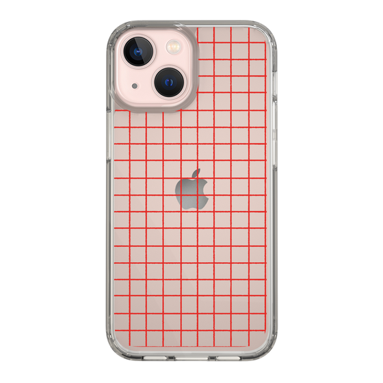 Slim Protection Case［ Original - Favorite Color Check - Red ］