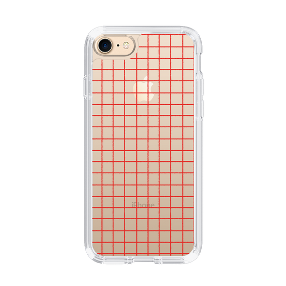 Slim Protection Case［ Original - Favorite Color Check - Red ］