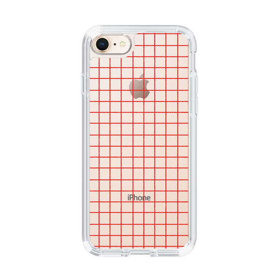 Slim Protection Case［ Original - Favorite Color Check - Red ］