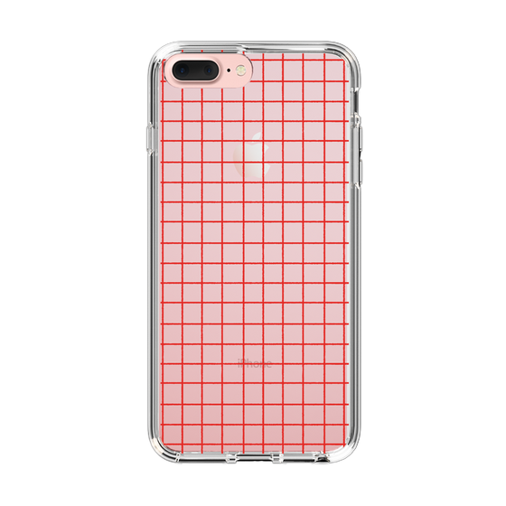 Slim Protection Case［ Original - Favorite Color Check - Red ］