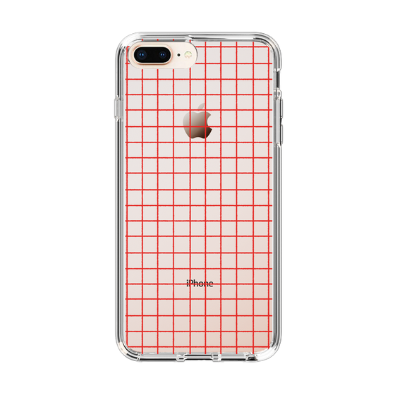Slim Protection Case［ Original - Favorite Color Check - Red ］