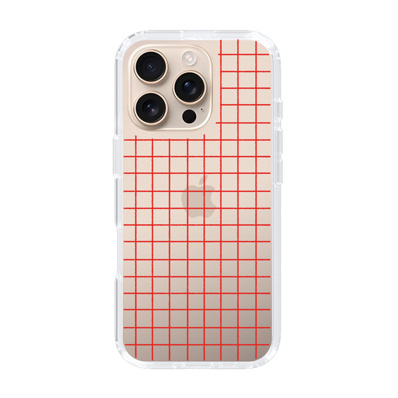 Slim Protection Case［ Original - Favorite Color Check - Red ］