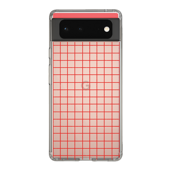 Slim Protection Case［ Original - Favorite Color Check - Red ］