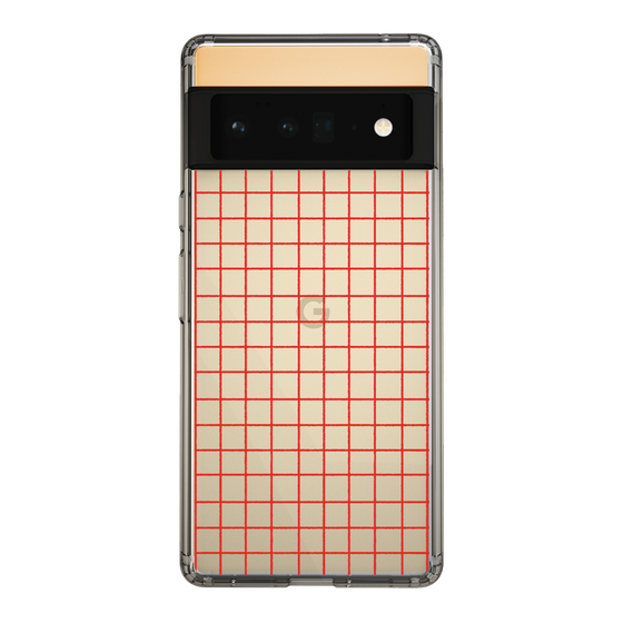 Slim Protection Case［ Original - Favorite Color Check - Red ］