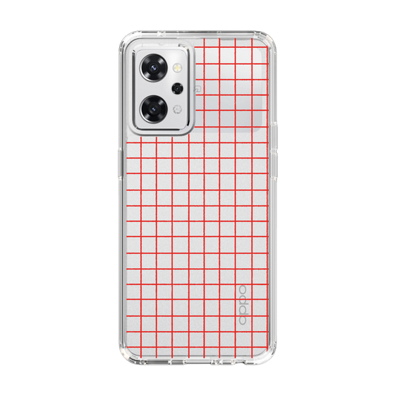 Slim Protection Case［ オリジナル - 推し色チェック - レッド ］