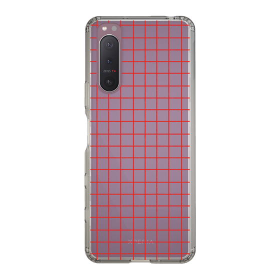 Slim Protection Case［ Original - Favorite Color Check - Red ］