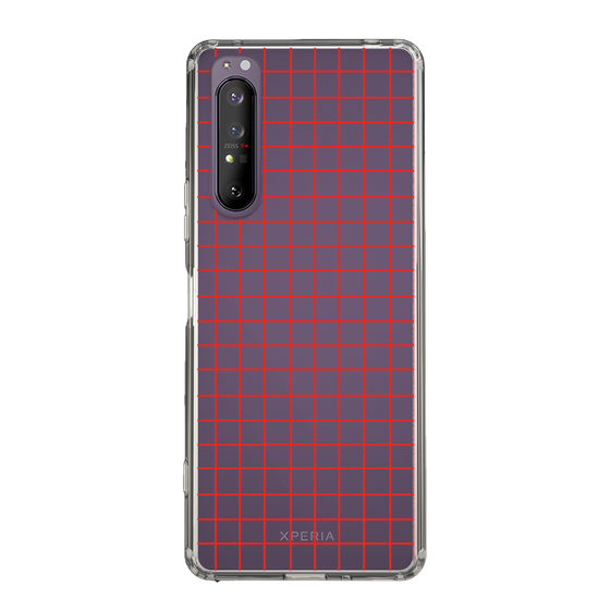 Slim Protection Case［ Original - Favorite Color Check - Red ］