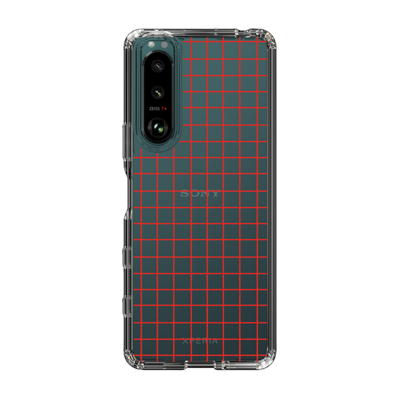 Slim Protection Case［ Original - Favorite Color Check - Red ］
