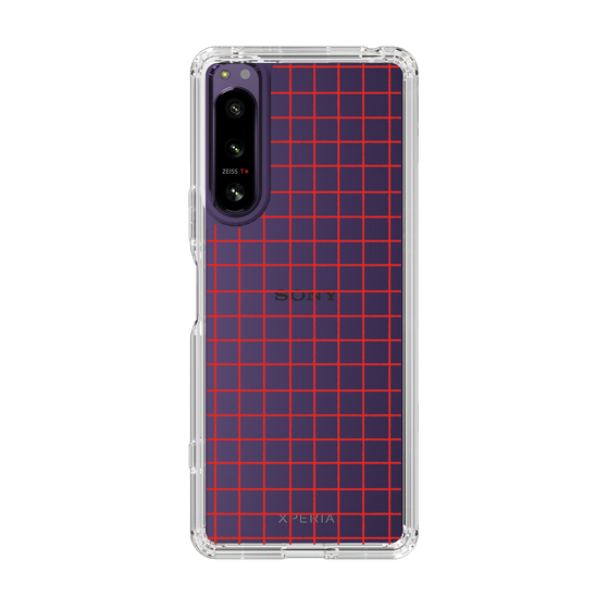 Slim Protection Case［ Original - Favorite Color Check - Red ］