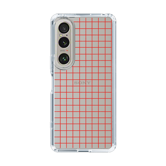 Slim Protection Case［ Original - Favorite Color Check - Red ］