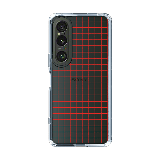Slim Protection Case［ Original - Favorite Color Check - Red ］