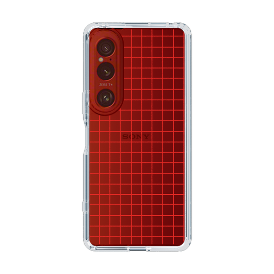 Slim Protection Case［ Original - Favorite Color Check - Red ］