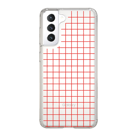 Slim Protection Case［ Original - Favorite Color Check - Red ］