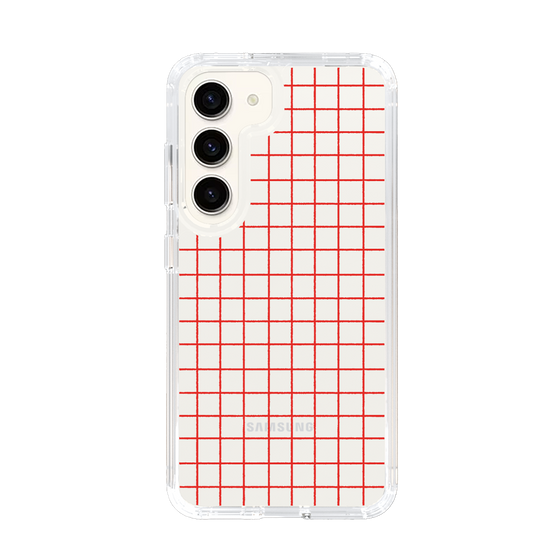 Slim Protection Case［ Original - Favorite Color Check - Red ］