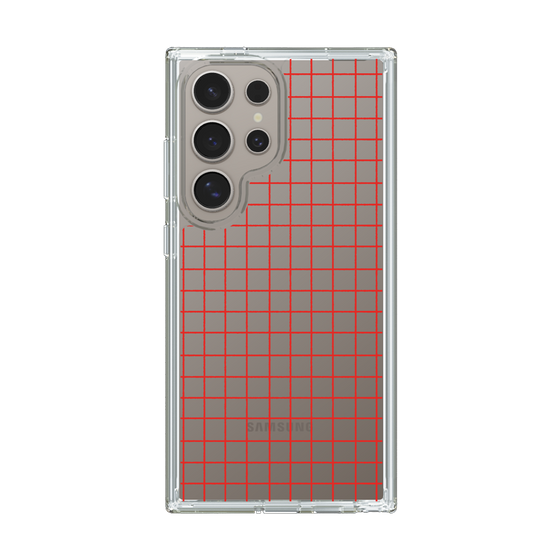 Slim Protection Case［ Original - Favorite Color Check - Red ］