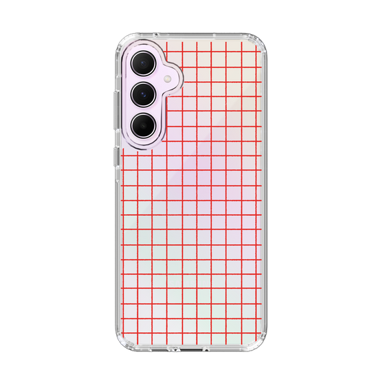 Slim Protection Case［ オリジナル - 推し色チェック - レッド ］