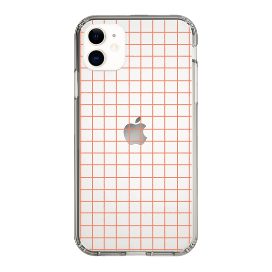 Slim Protection Case［ Original - Favorite Color Check - Orange ］