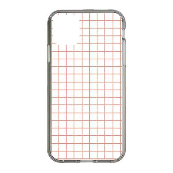 Slim Protection Case［ Original - Favorite Color Check - Orange ］