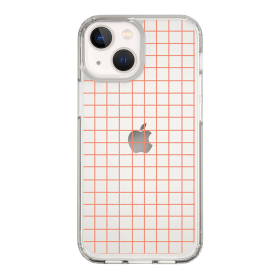 Slim Protection Case［ Original - Favorite Color Check - Orange ］