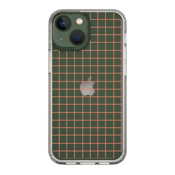 Slim Protection Case［ Original - Favorite Color Check - Orange ］