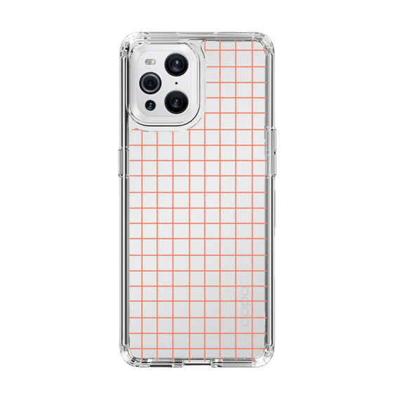 Slim Protection Case［ Original - Favorite Color Check - Orange ］