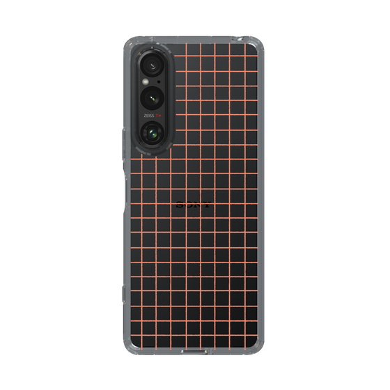 Slim Protection Case［ Original - Favorite Color Check - Orange ］