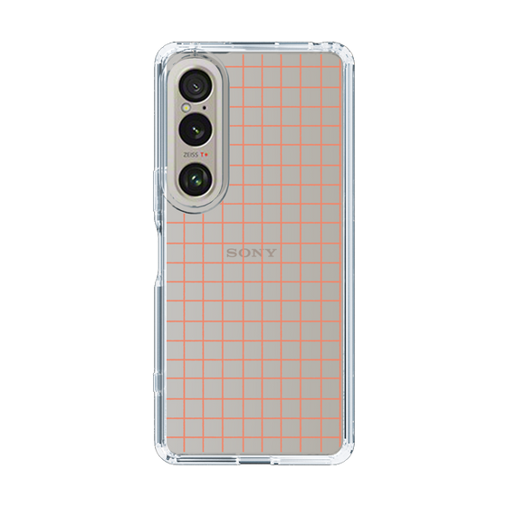 Slim Protection Case［ Original - Favorite Color Check - Orange ］