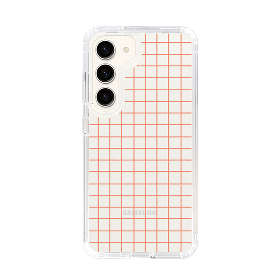 Slim Protection Case［ Original - Favorite Color Check - Orange ］