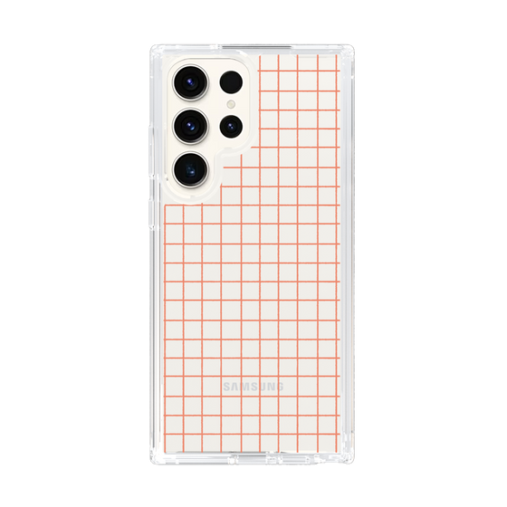 Slim Protection Case［ Original - Favorite Color Check - Orange ］