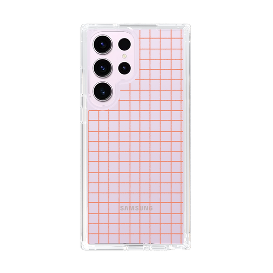 Slim Protection Case［ Original - Favorite Color Check - Orange ］