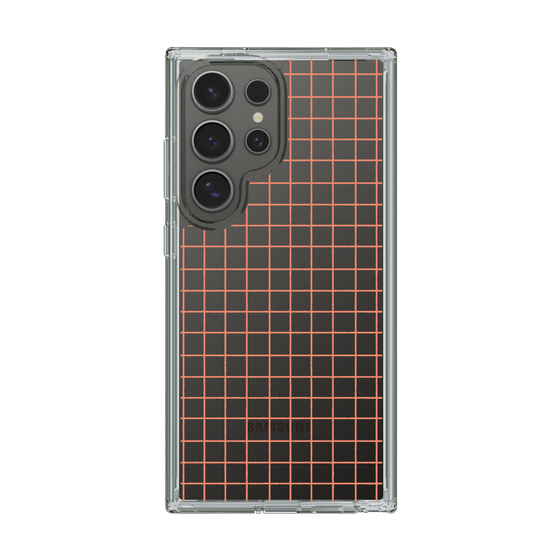 Slim Protection Case［ Original - Favorite Color Check - Orange ］