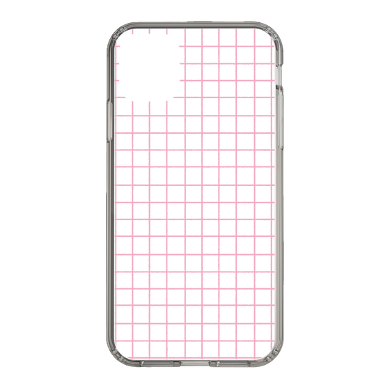 Slim Protection Case［ Original - Favorite Color Check - Pink ］