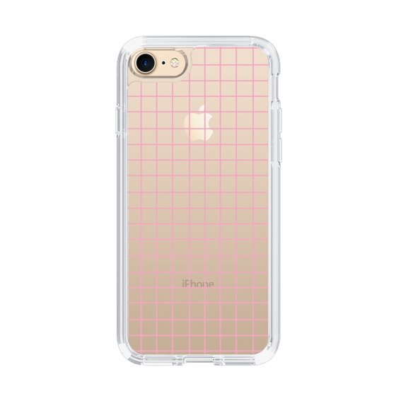Slim Protection Case［ Original - Favorite Color Check - Pink ］